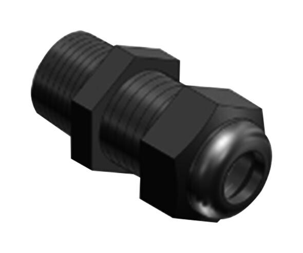 Abb - Thomas & Betts Cc-Npt-38-B Cable Gland, Nylon, Black, Npt 3/8