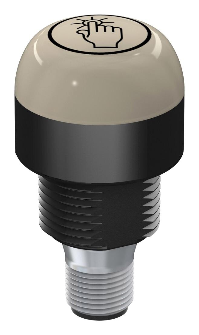 Banner Engineering K30Ptsq. Rgb Touch Button, 4-Pin M12/euro Qd, 30V