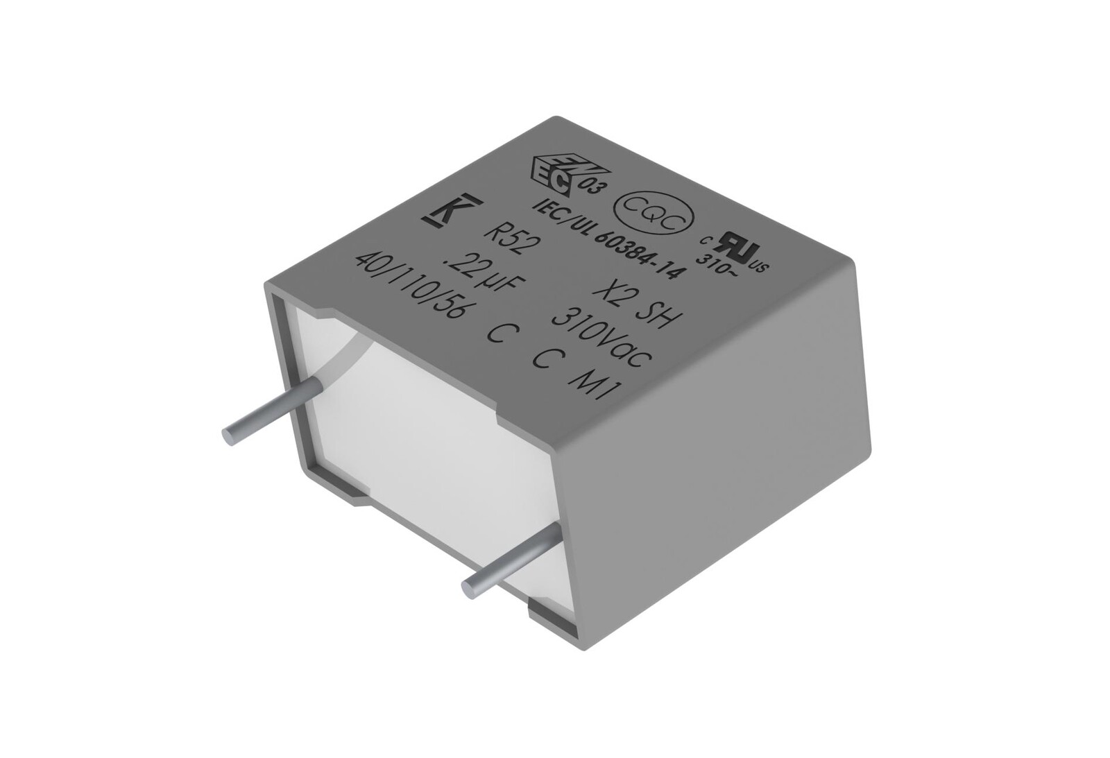 Kemet R523N415050P1M Safety Capacitor, 1.5Uf, 310V, Class X2