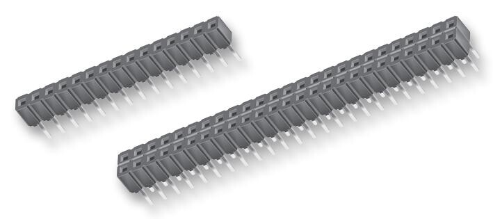 Samtec Ces-115-01-T-S Conn, Rcpt, 15Pos, 1Row, 2.54Mm