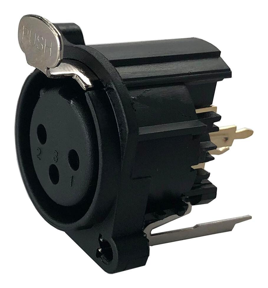 Io Audio Technologies Io-Xlr3-F-Ev Xlr Connector, Jack, 3Pos, Pcb