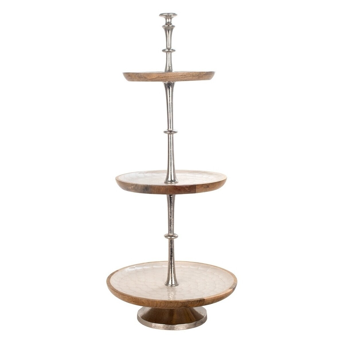 Signes Grimalt  3Patrová Dřevěná Mísa Na Ovoce  ruznobarevne