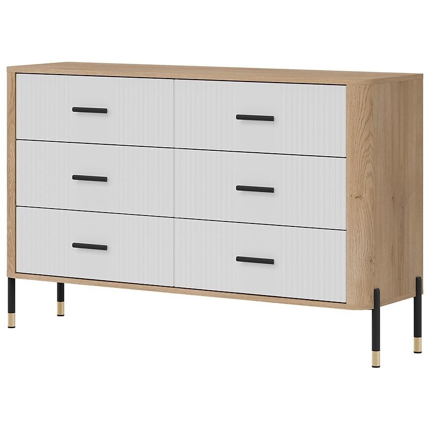 Komoda Dante DT04 dub cremona/bílá