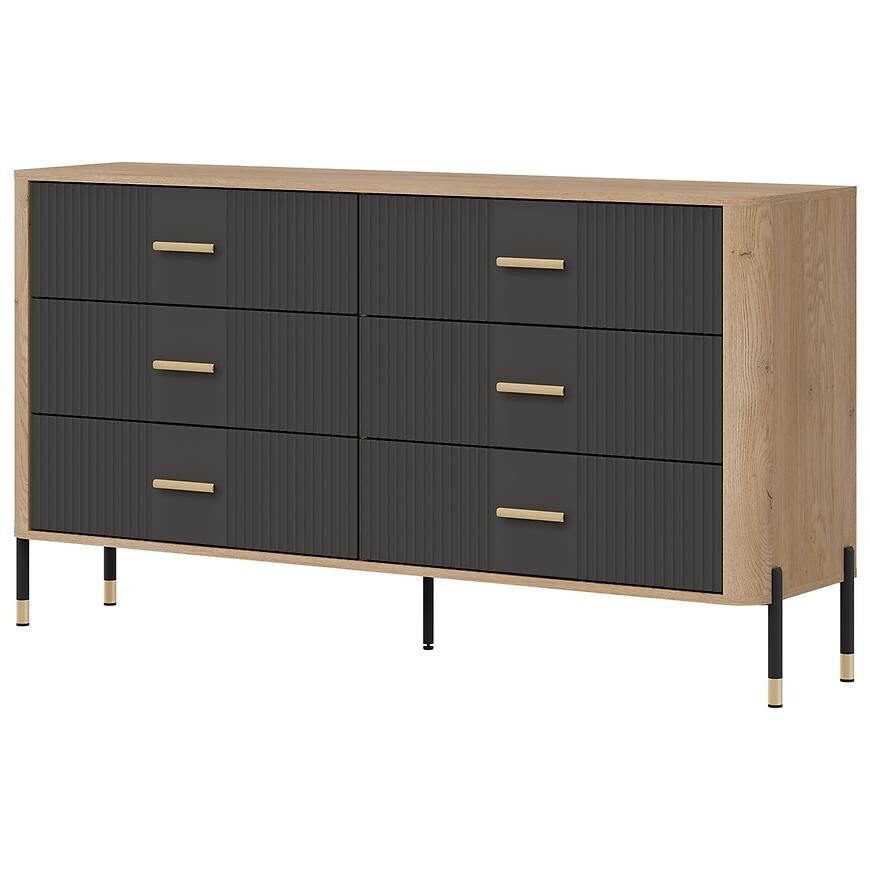 Komoda Dante DT05 dub cremona/antracit