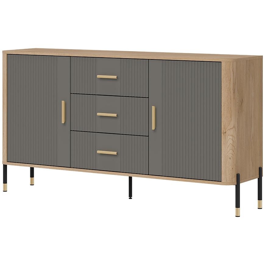 Komoda Dante DT06 dub cremona/šedá