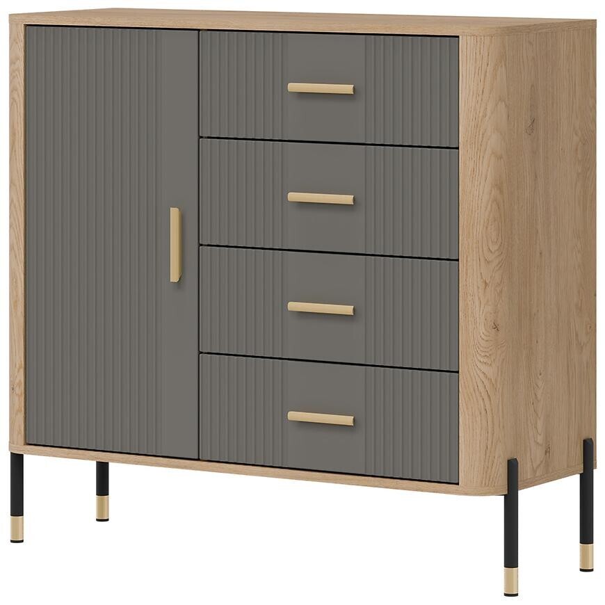 Komoda Dante DT08 dub cremona/šedá