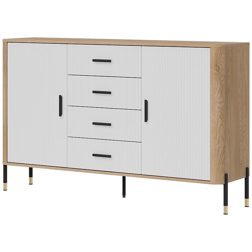 Komoda Dante DT09 dub cremona/bílá