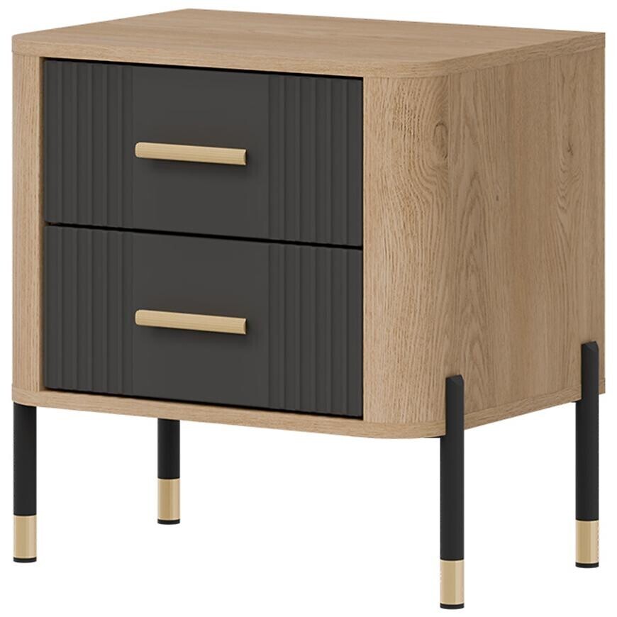 Noční stolek Dante Dt21 dub cremona/ antracit