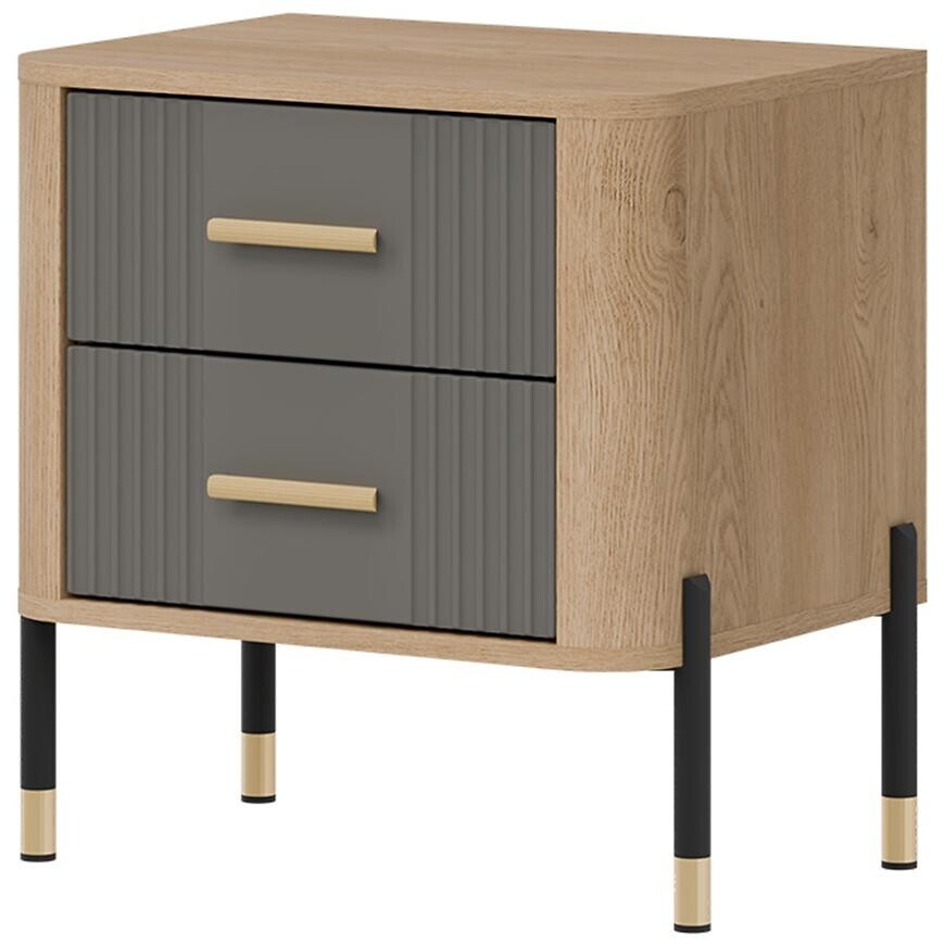 Noční stolek Dante Dt21 dub cremona/šedá