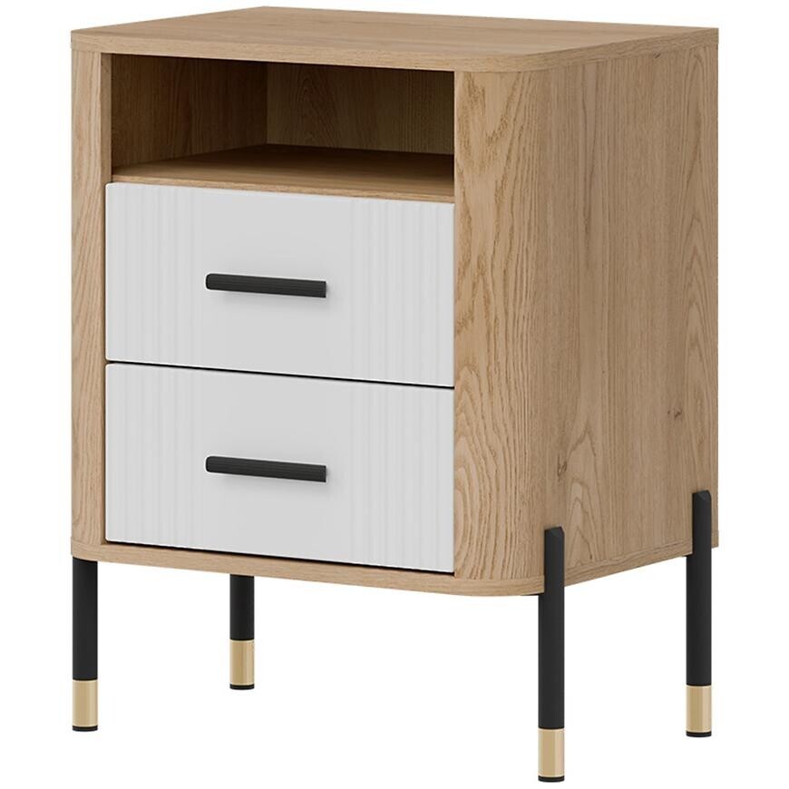 Noční stolek Dante Dt22 dub cremona/bílá