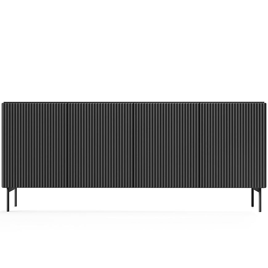 Komoda Multi B 195 4D černá