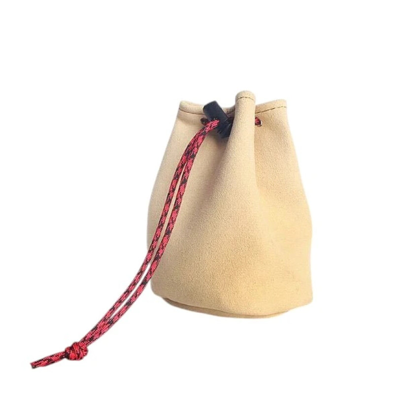 Kožený měšec­ DC - béžový