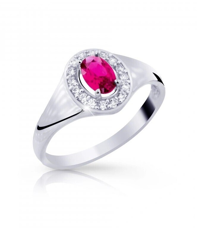 Cutie Jewellery Luxusní prsten ze zlata se zirkony Z8055-40-X-2 55 mm