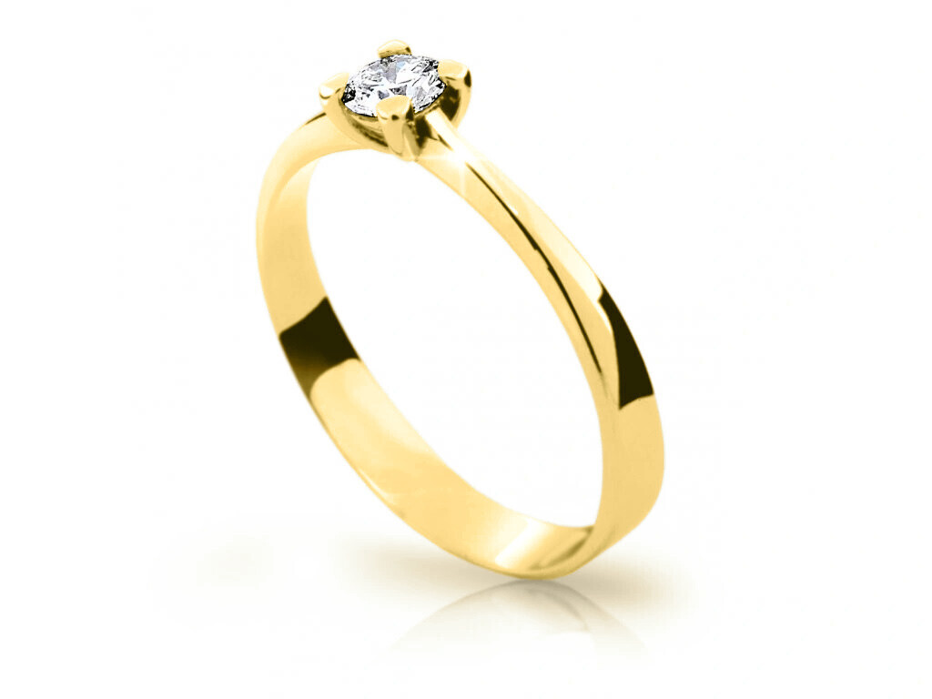 Cutie Jewellery Zásnubní prsten ze žlutého zlata se zirkonem Z6899-1905-10-X-1 49 mm