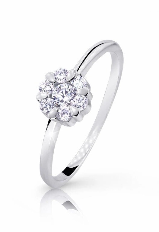 Cutie Jewellery Krásný prsten z bílého zlata Z8050-10-X-2 51 mm