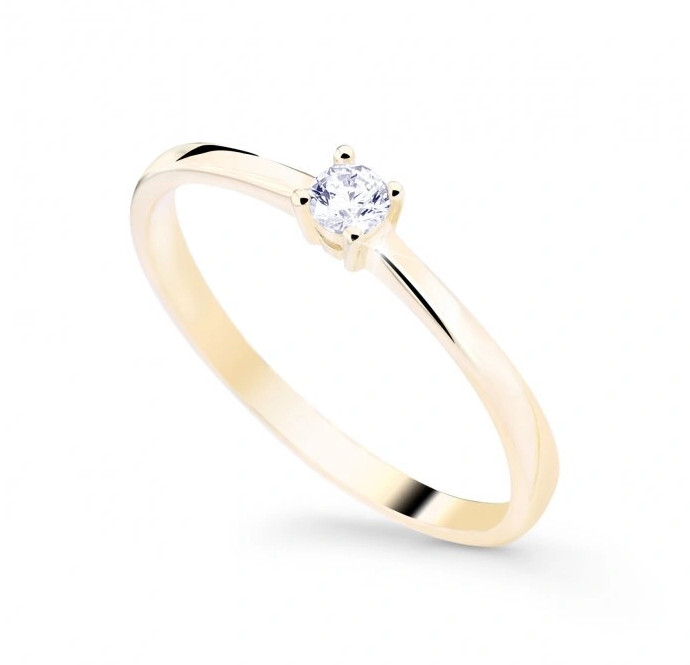 Cutie Diamonds Zásnubní prsten ze zlata s diamantem DZ8008-10-X-1 52 mm