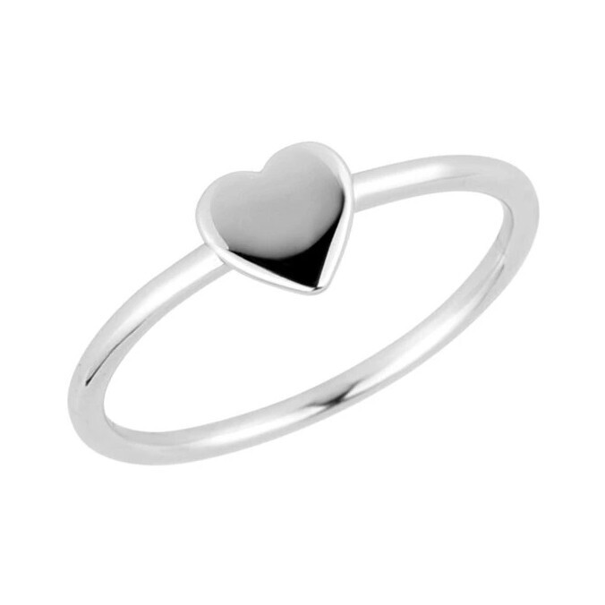 Evolution Group - Pavona Romantický stříbrný prsten se srdíčkem 65016 54 mm