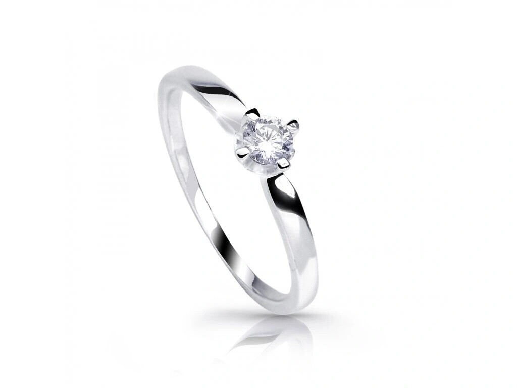 Cutie Jewellery Nádherný prsten z bílého zlata se zirkonem Z6898-4041-10-X-2 61 mm