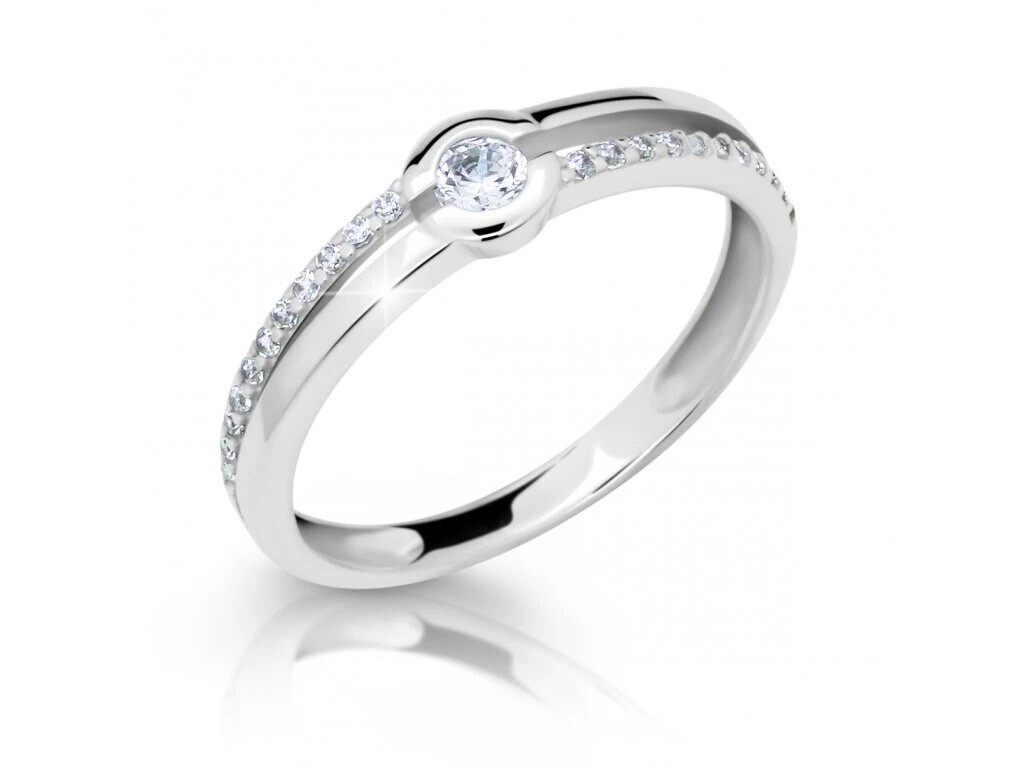 Cutie Diamonds Prsten z bílého zlata s diamanty DZ6808-2543-10-X-2 60 mm