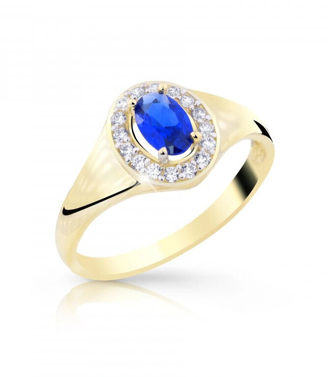 Cutie Jewellery Luxusní prsten ze zlata se zirkony Z8055-60-X-1 51 mm