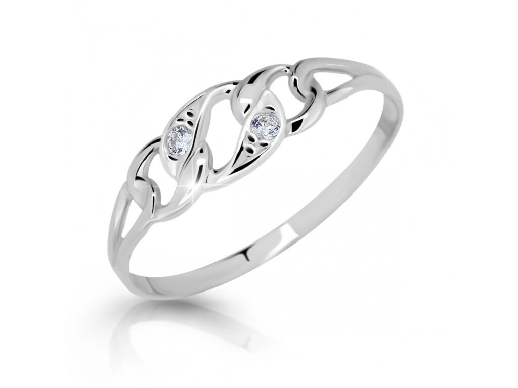Cutie Jewellery Stylový prsten z bílého zlata Z6735-1242-10-X-2 52 mm