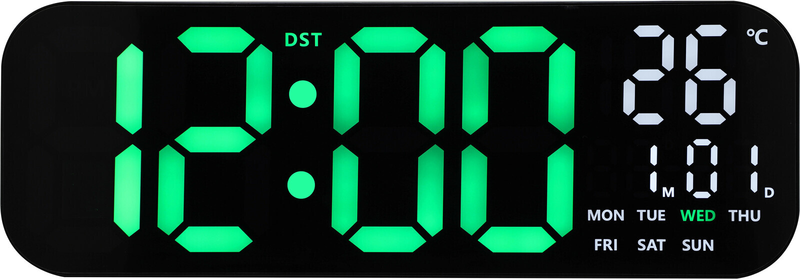 JVD Digitální nástěnné hodiny DH9016.2