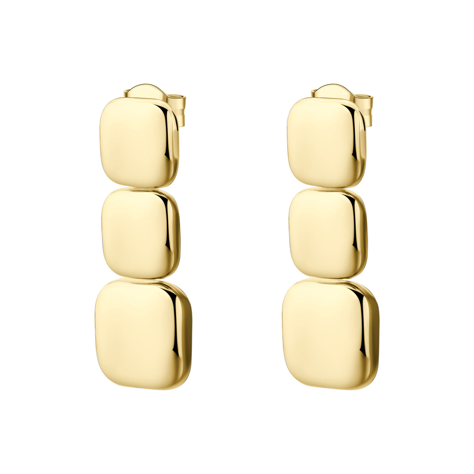 Brosway Fashion visací náušnice z pozlacené oceli Muse BUE24