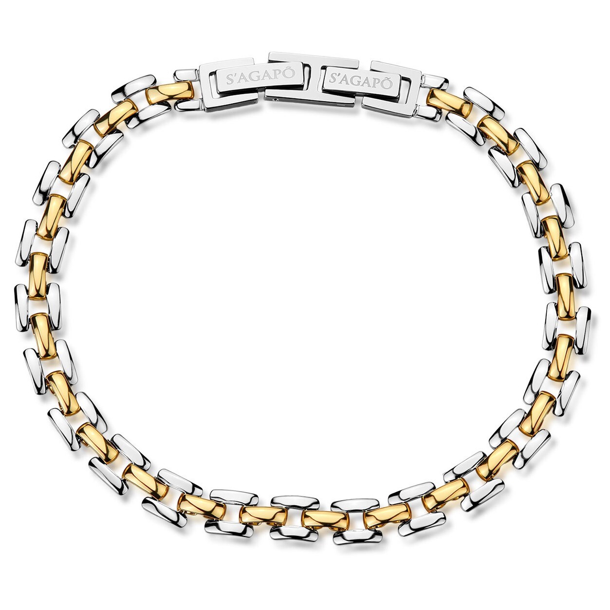 S'Agapõ Originání bicolor náramek Ripple SRP99