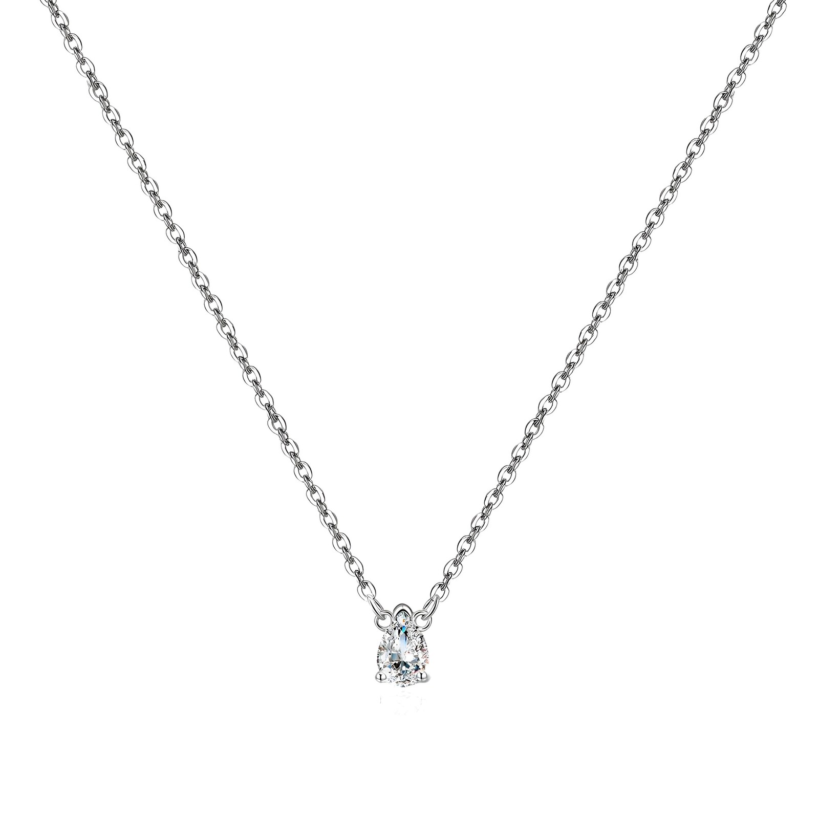 MOISS Moderní stříbrný náhrdelník N0000064