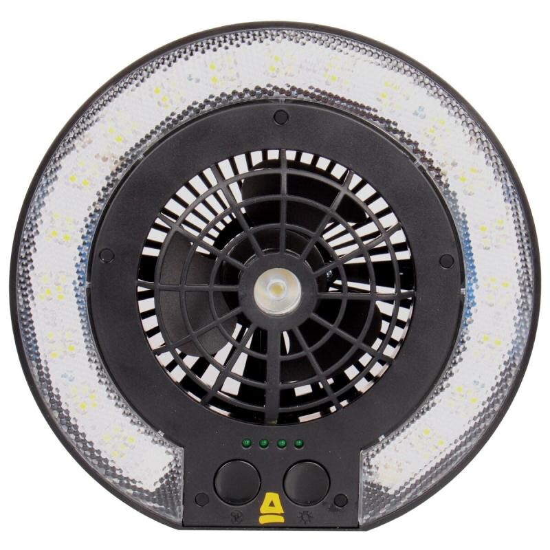 Abbey Camp Monserrat kempingová lampa s větrákem