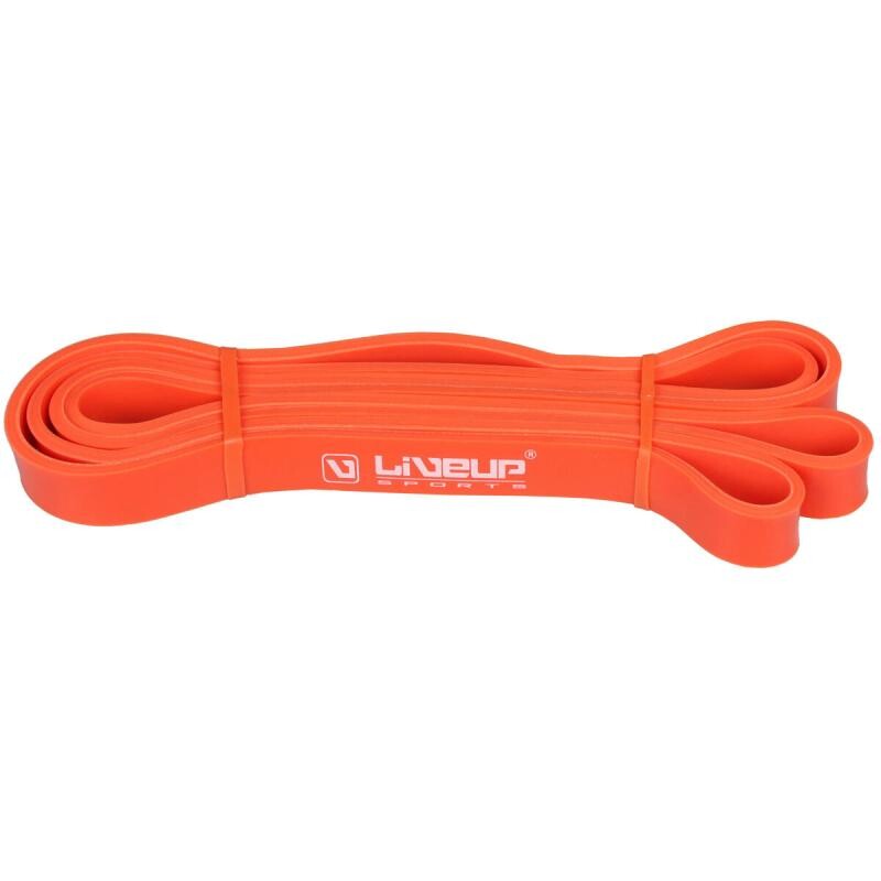LiveUp Aerobic guma posilovací guma 208 x 0,45 cm oranžová