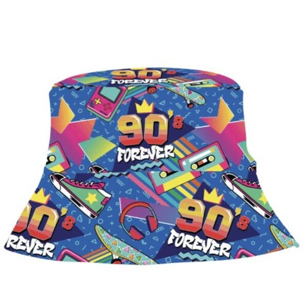 Klobouk modro-barevný 90. léta