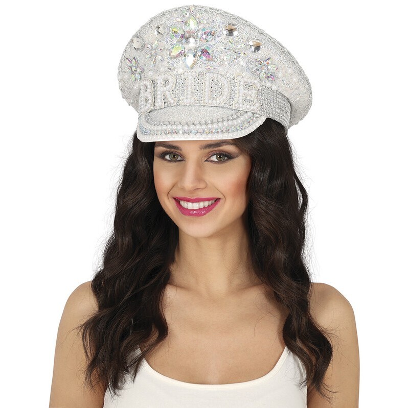 Čepice Bride to be diamantová s křišťály