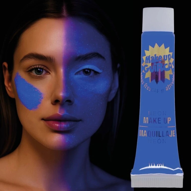 Make-up neonově modrý 10 ml