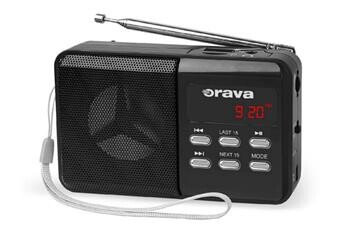 Orava RP-140 B přenosný radiopřijímač, černý