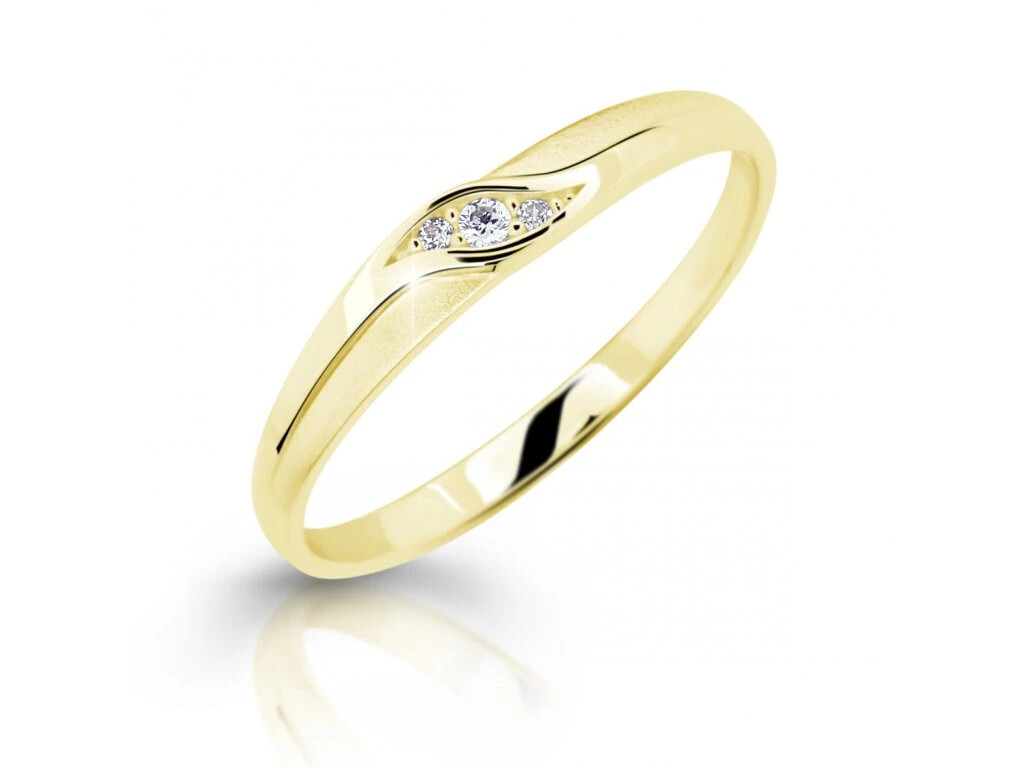 Cutie Diamonds Elegantní prsten ze žlutého zlata s brilianty DZ6815-2844-10-X-1 61 mm