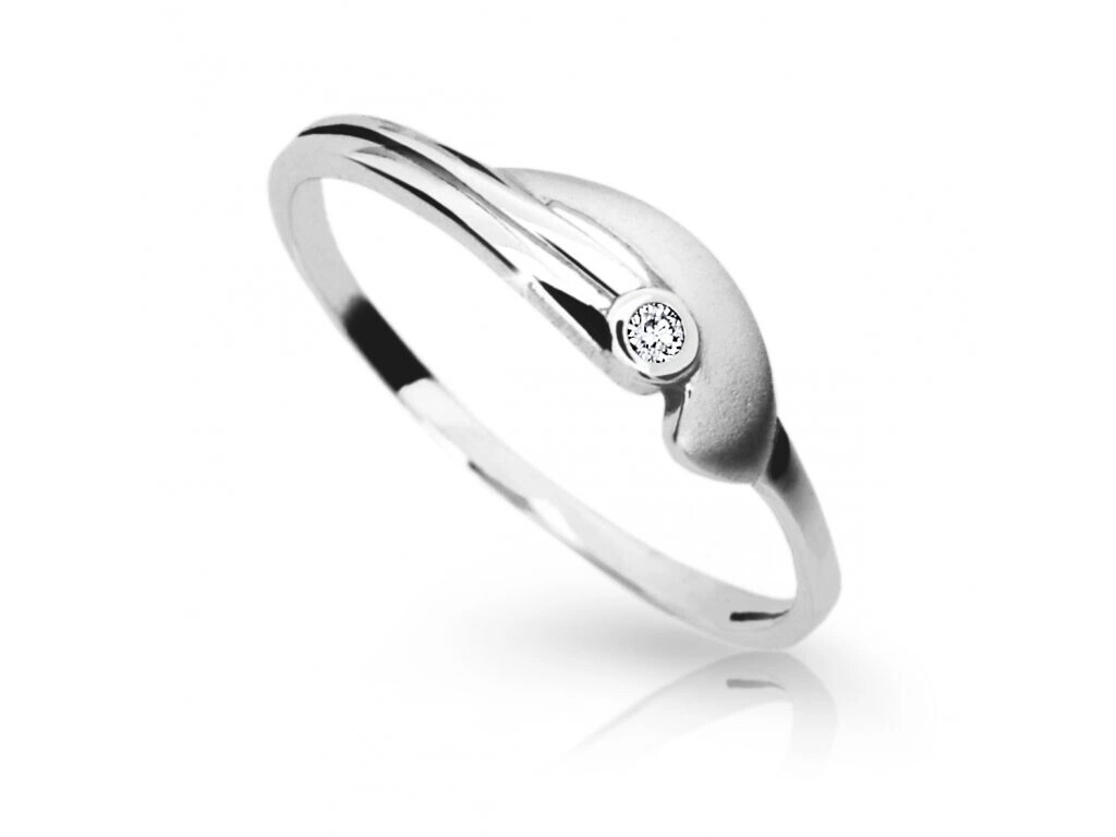 Cutie Jewellery Prsten z bílého zlata se zirkonem Z6719-1662-10-X-2 52 mm