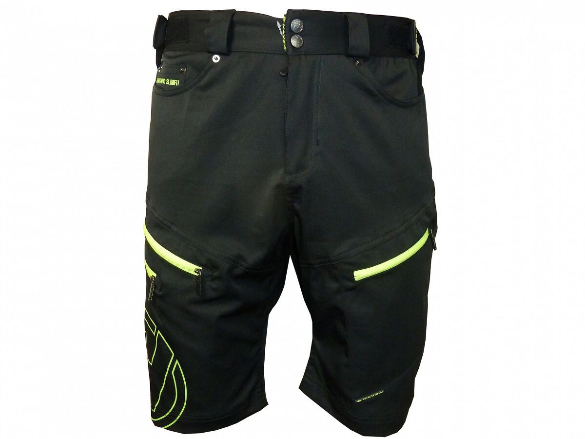 pánské cyklokraťasy HAVEN Navaho Slimfit black/green - vel. L