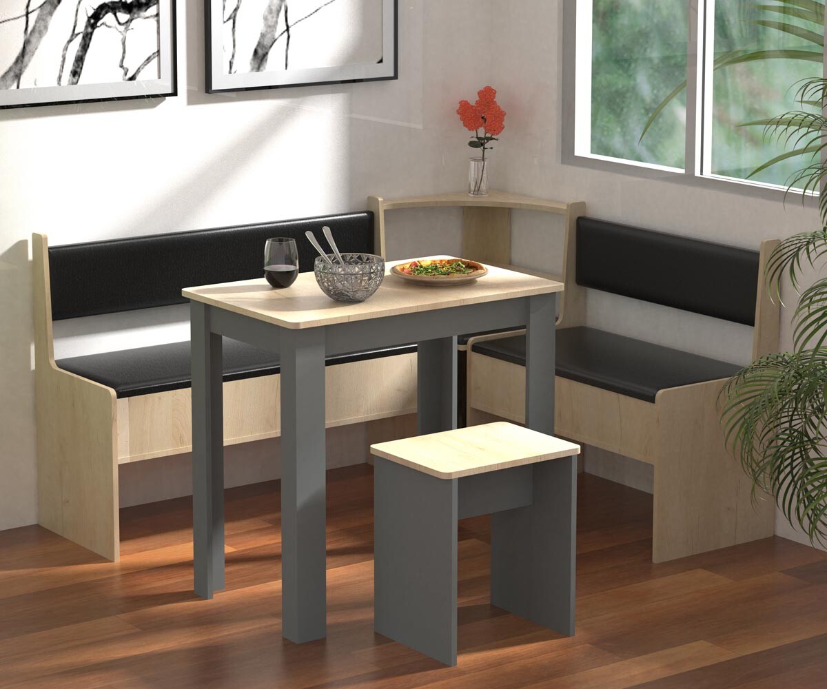 Jídelní sestava Esal Mini, antracitová