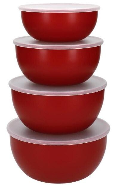 KitchenAid sada klasických misek s víčky, 4 ks KQG1760SERE