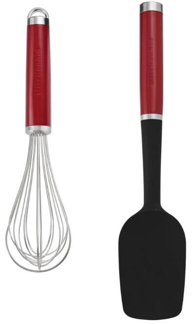 KitchenAid sada na pečení, silikonová stěrka a šlehací metla KQG4630HERE