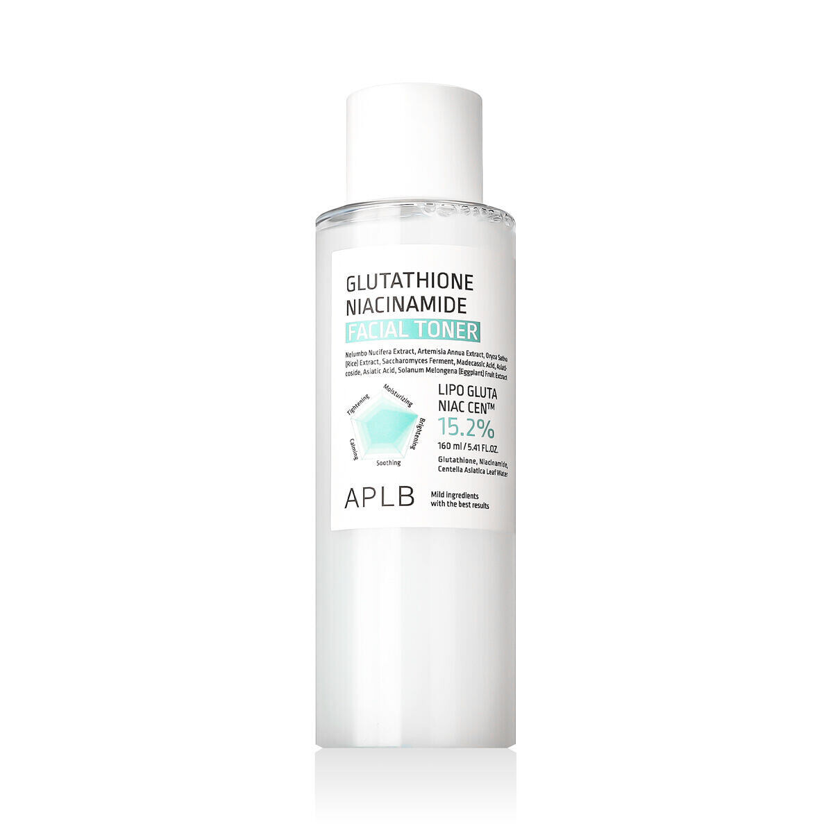 APLB Glutathione Niacinamide Facial Toner rozjasňující a hydratující pleťová voda 160 ml unisex