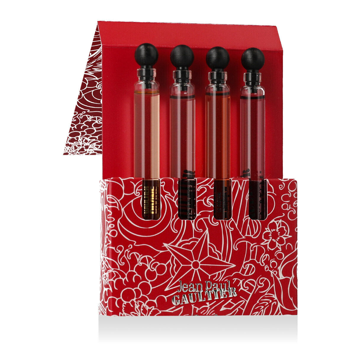 Jean Paul Gaultier Discovery Set : EDP Gaultier Divine 4 ml + EDP Scandal 4 ml + EDP Scandal Le Parfum 4 ml + EDP La Belle 4 ml pro ženy