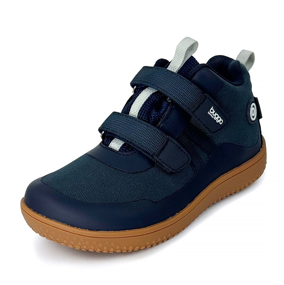 dětské celoroční barefootové boty s membránou BUGGA OSCAR Blue B00191-04 - 27