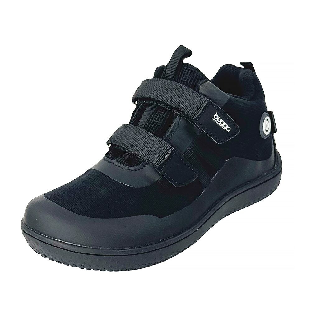 dětské celoroční barefootové boty s membránou BUGGA OSCAR Black B00191-10 - 27
