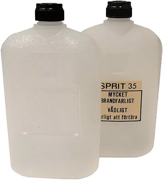 Láhev na tekutý líh Švédsko originál Varianta: použitá