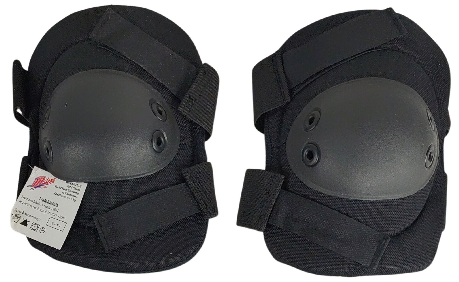 Chrániče loktů ochranné černé WP Polsko