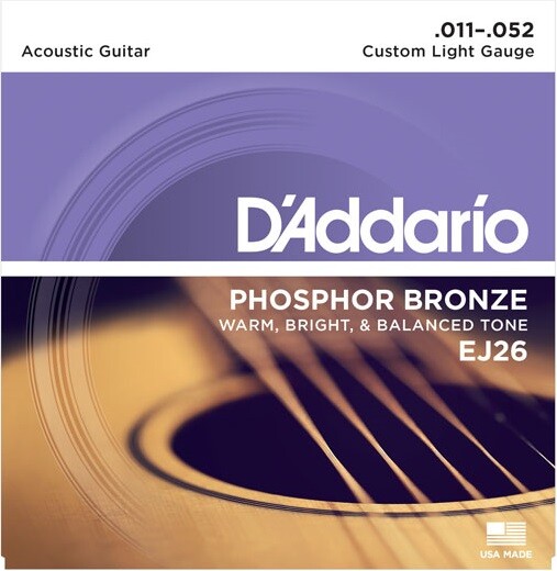 D'Addario EJ26 (rozbalené)