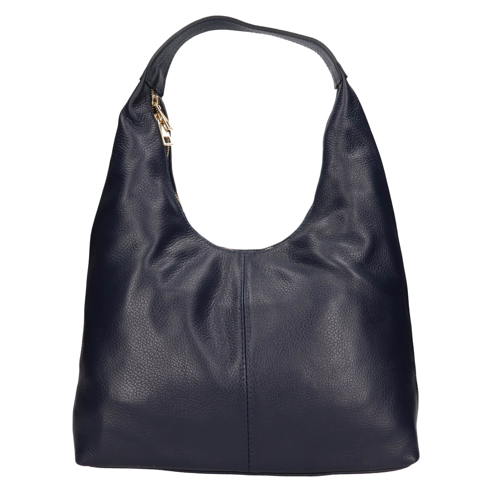 Dámská kožená kabelka Italia Giola - tmavě modrá