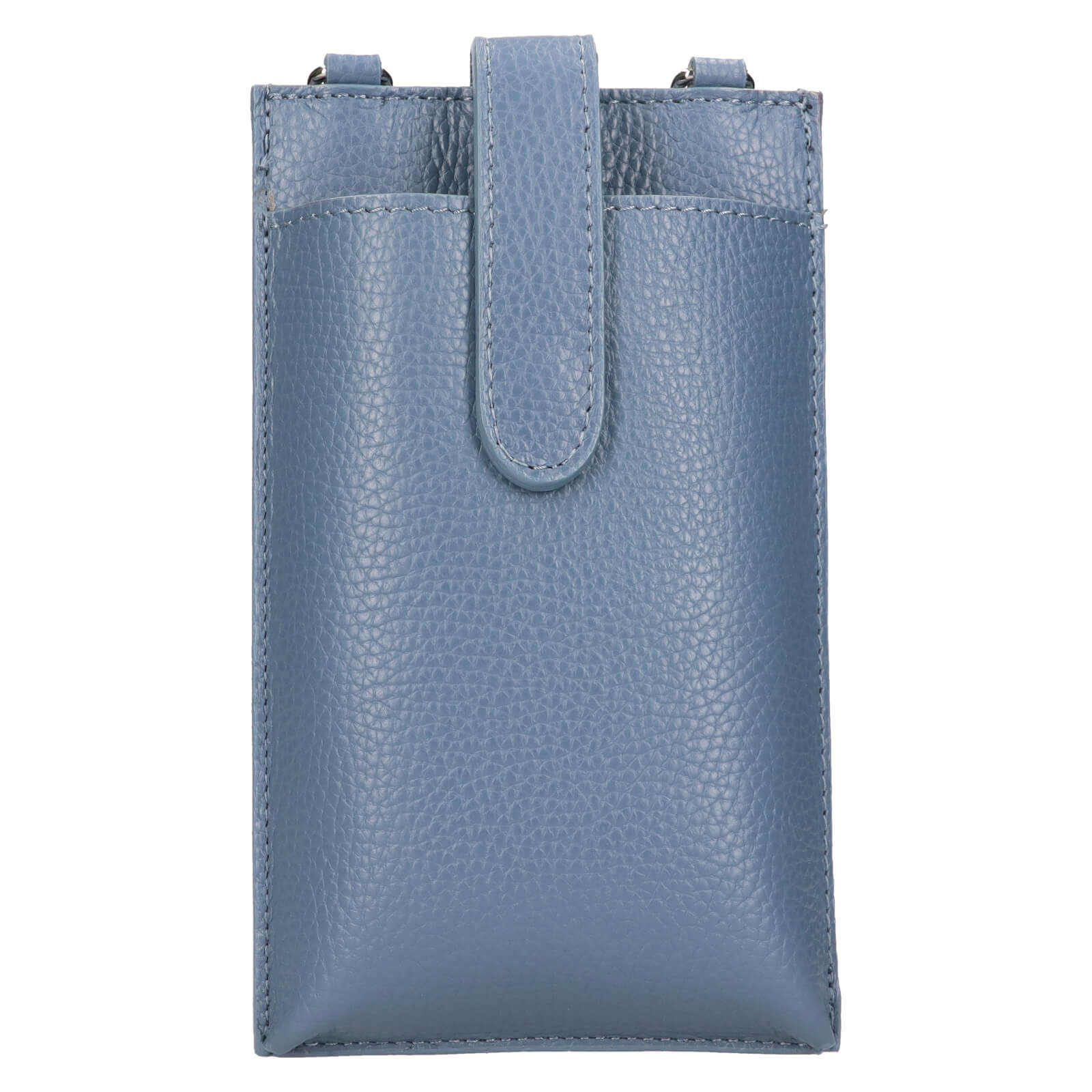 Dámská kožená kabelka na mobil a doklady Italia Dita - modrá